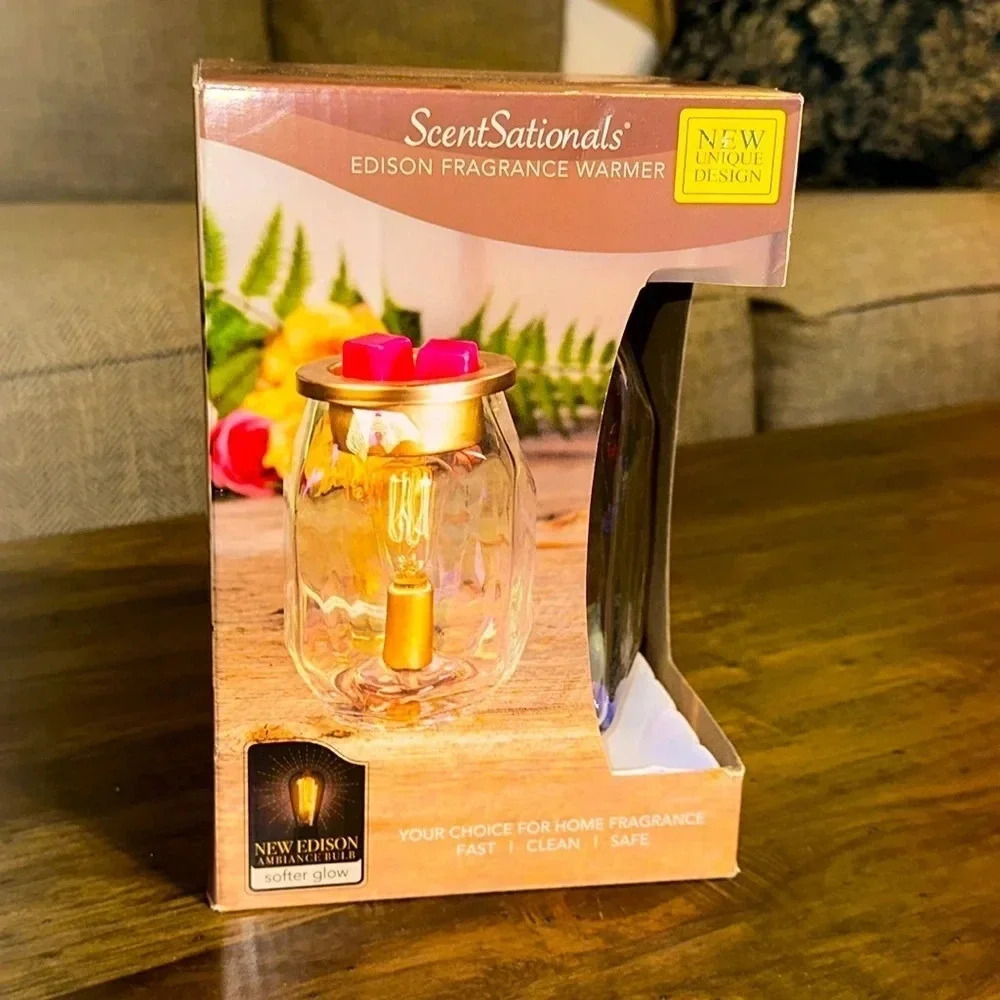 [SALE!] NWT ScentSationals Fragrance Systems Edison Frag. Wax Warmer, Marcone